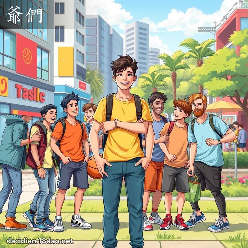 爷们 - 国语大辞典配图