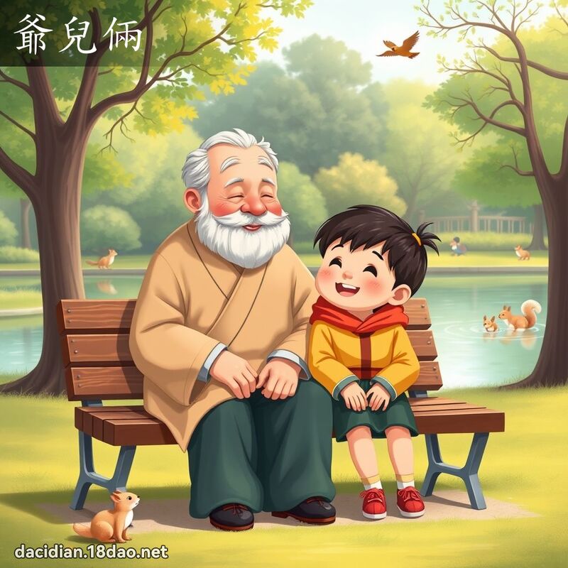 爷儿俩 - 国语大辞典配图