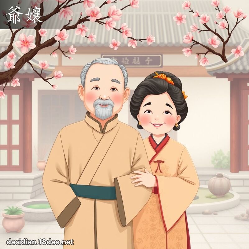 爷孃 - 国语大辞典配图