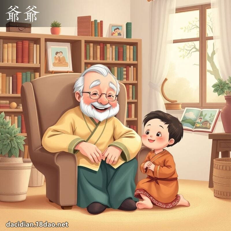 爷爷 - 国语大辞典配图