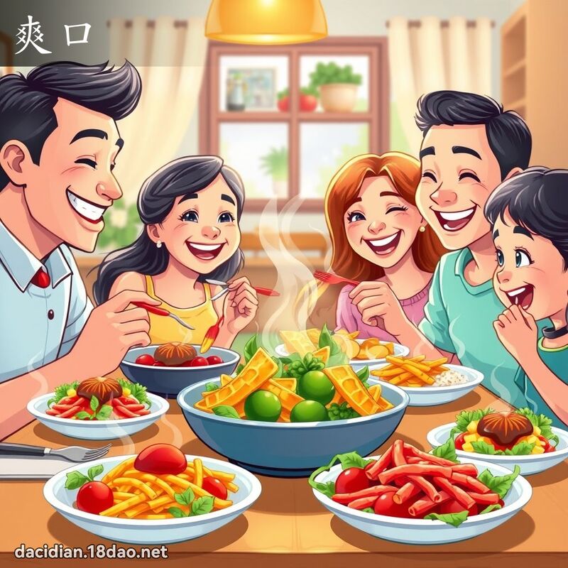 爽口 - 國語大辭典配圖