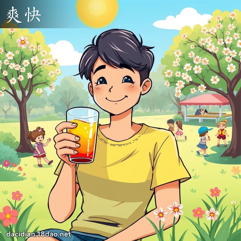 爽快 - 国语大辞典配图