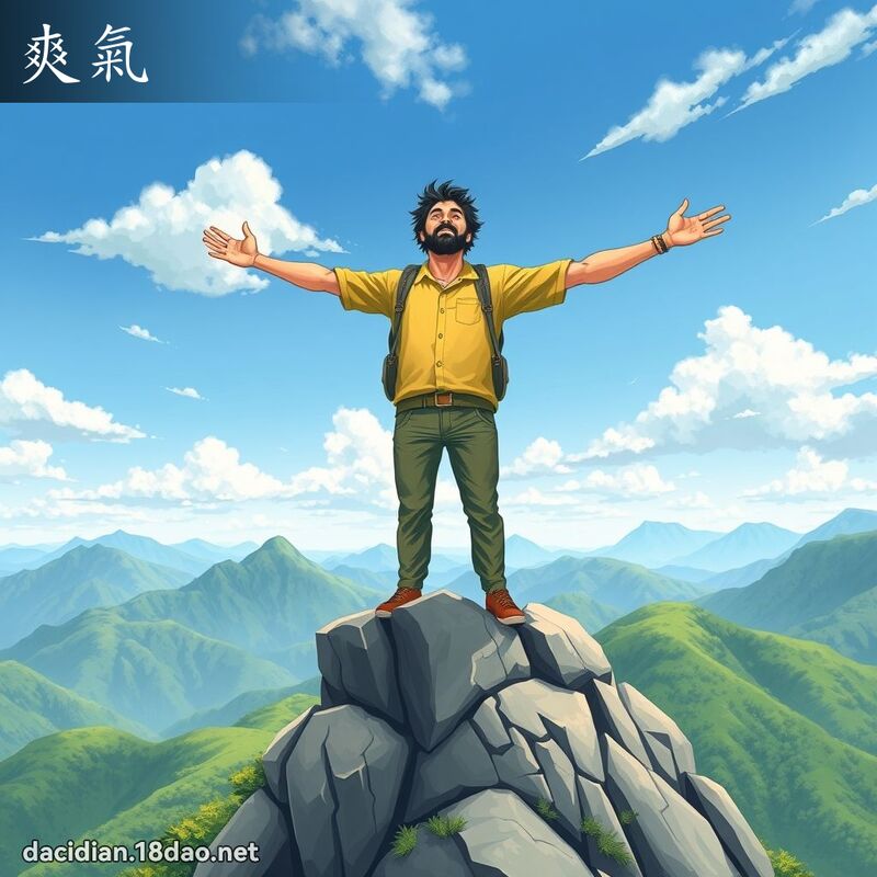 爽气 - 国语大辞典配图
