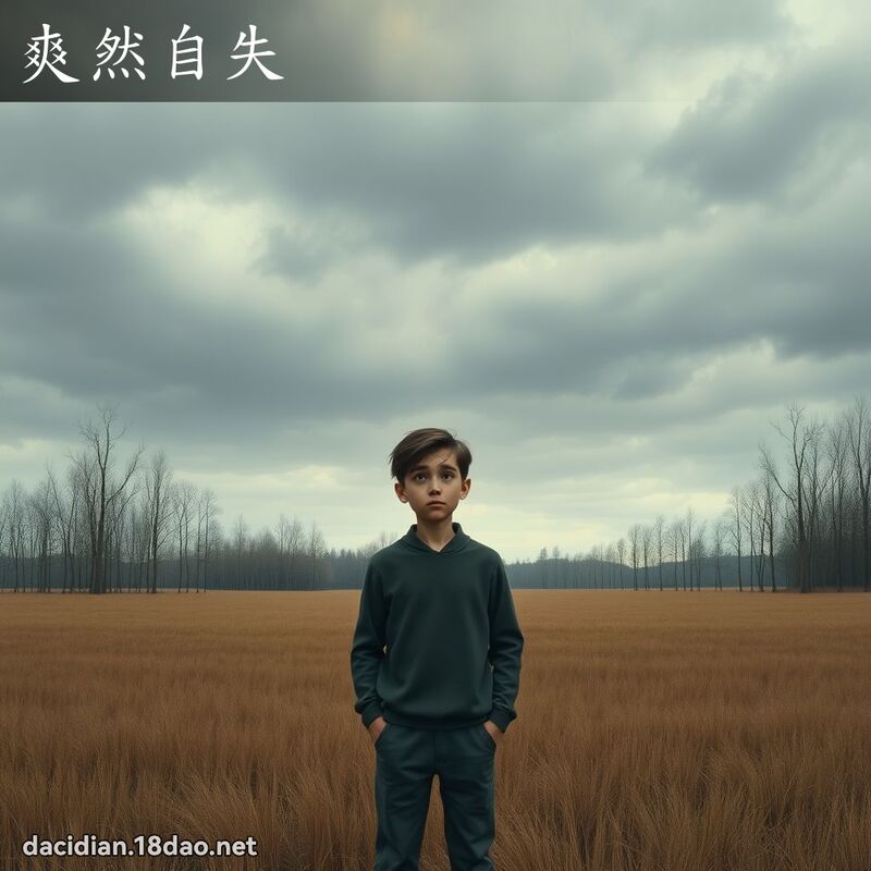 爽然自失 - 国语大辞典配图