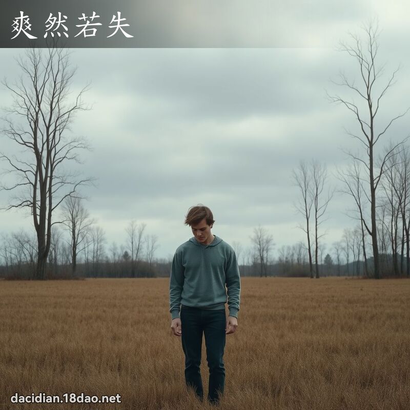 爽然若失 - 國語大辭典配圖