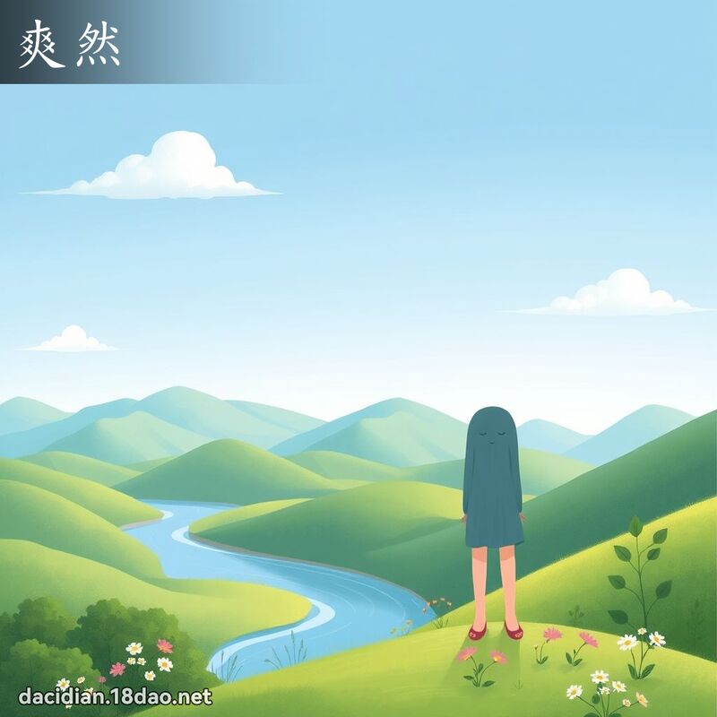 爽然 - 国语大辞典配图