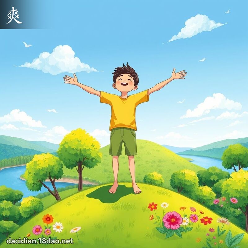 爽 - 國語大辭典配圖