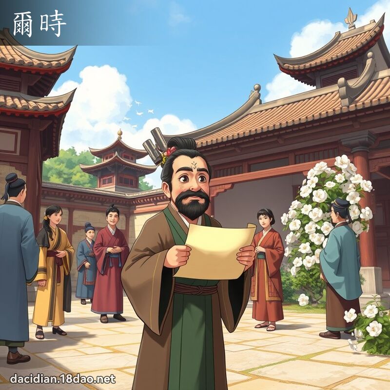 尔时 - 国语大辞典配图