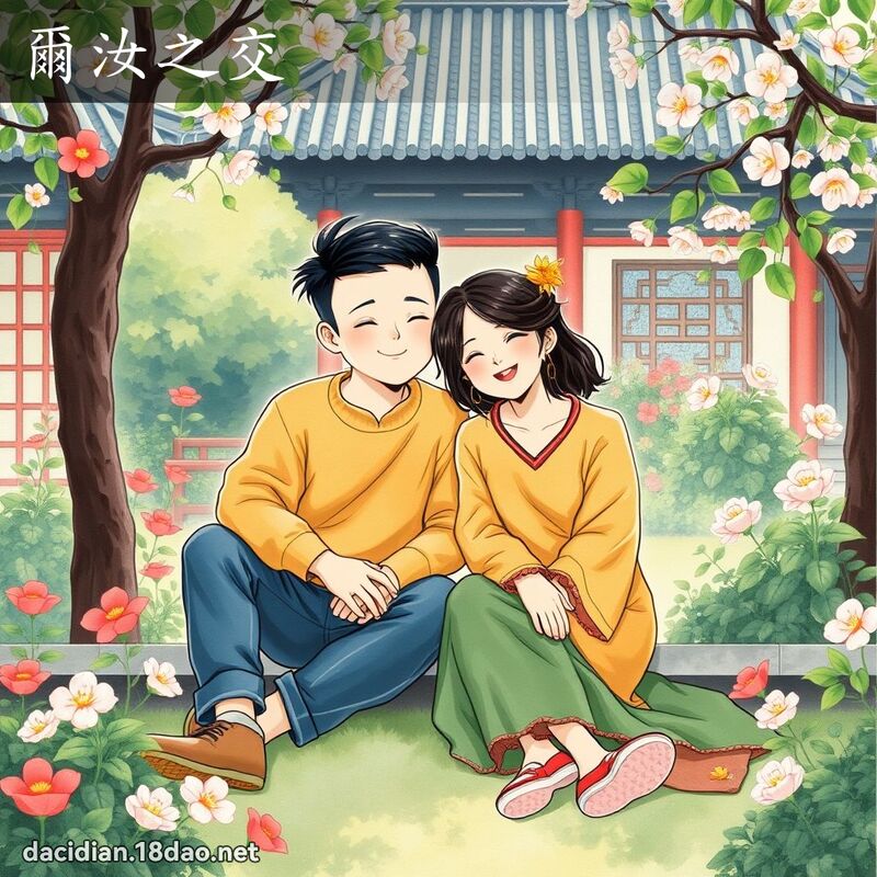 爾汝之交 - 國語大辭典配圖