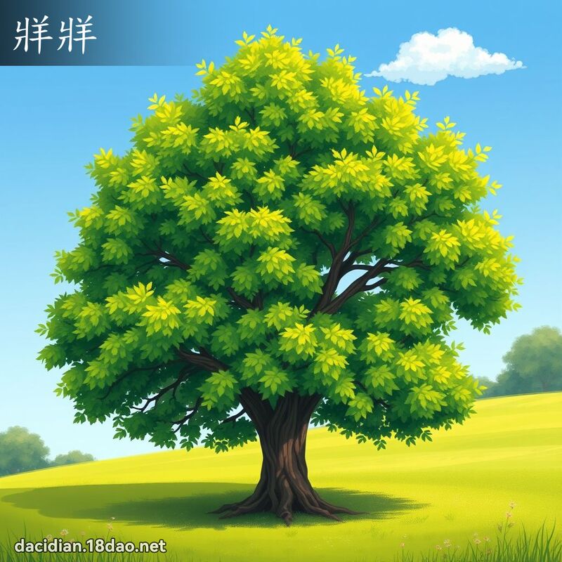 牂牂 - 國語大辭典配圖