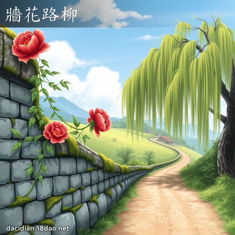 牆花路柳 - 國語大辭典配圖