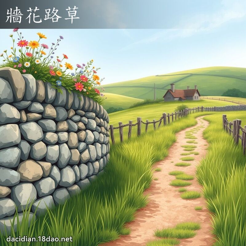 牆花路草 - 國語大辭典配圖