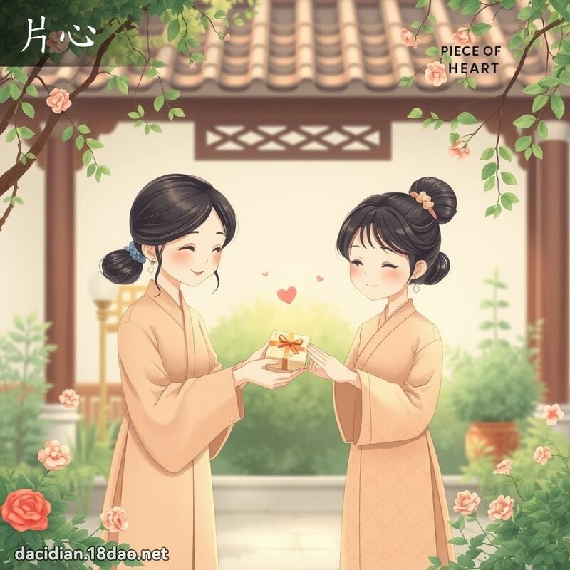 片心 - 國語大辭典配圖