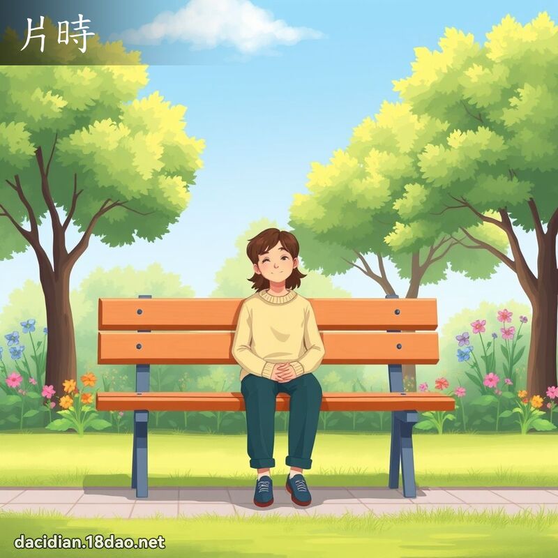 片時 - 國語大辭典配圖