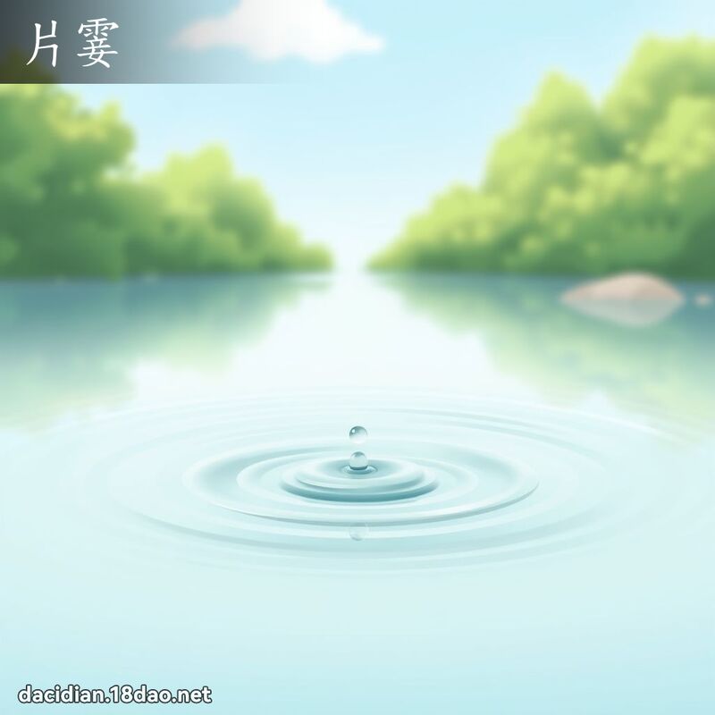 片霎 - 國語大辭典配圖