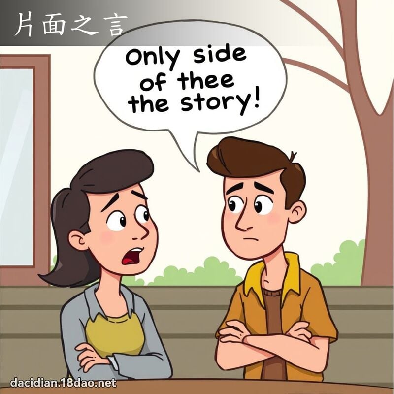 片面之言 - 國語大辭典配圖