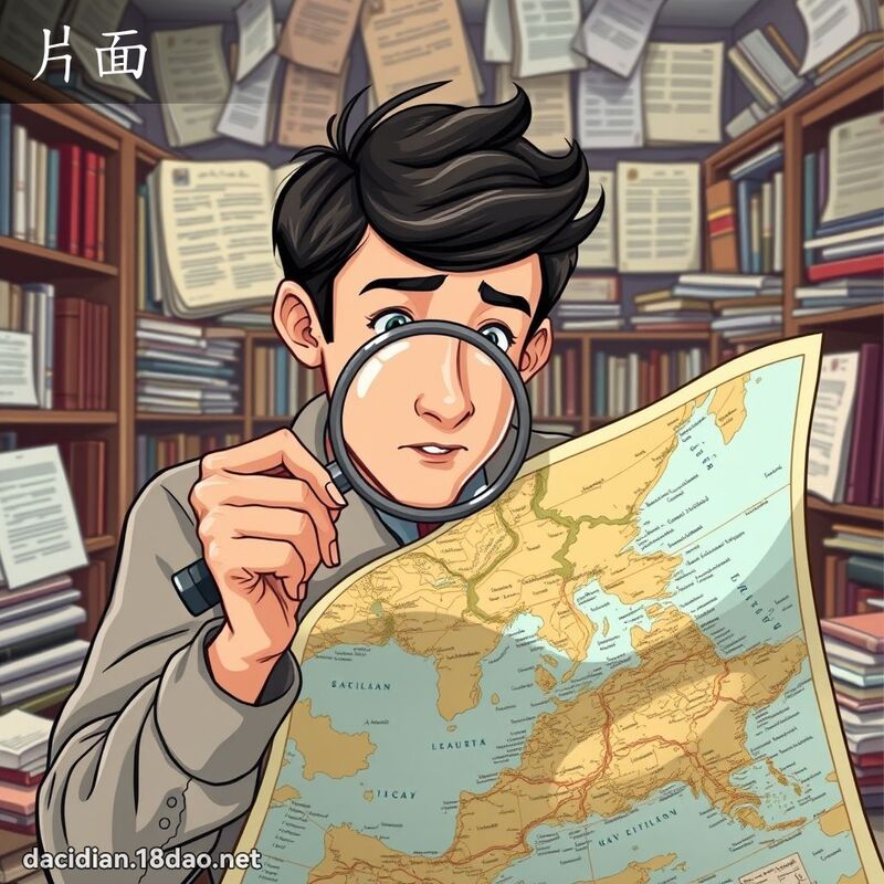 片面 - 國語大辭典配圖