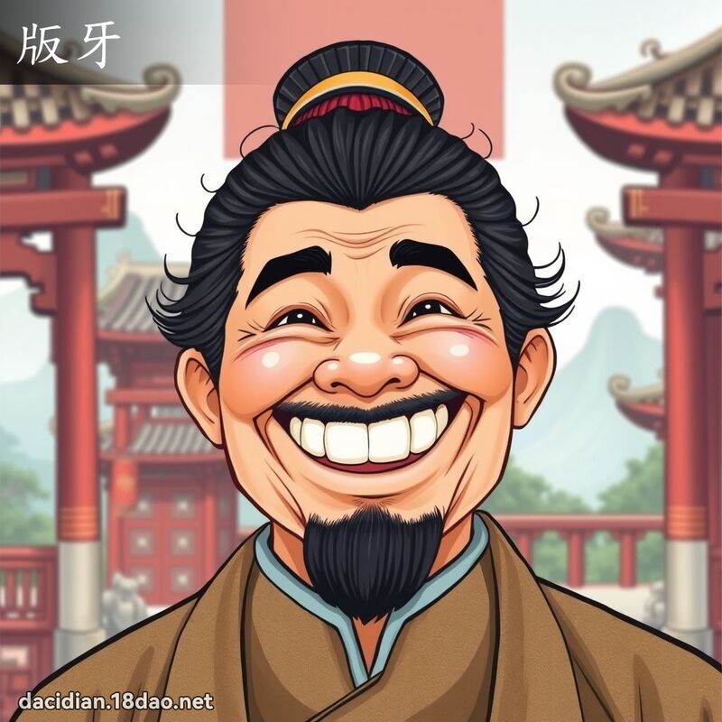 版牙 - 国语大辞典配图