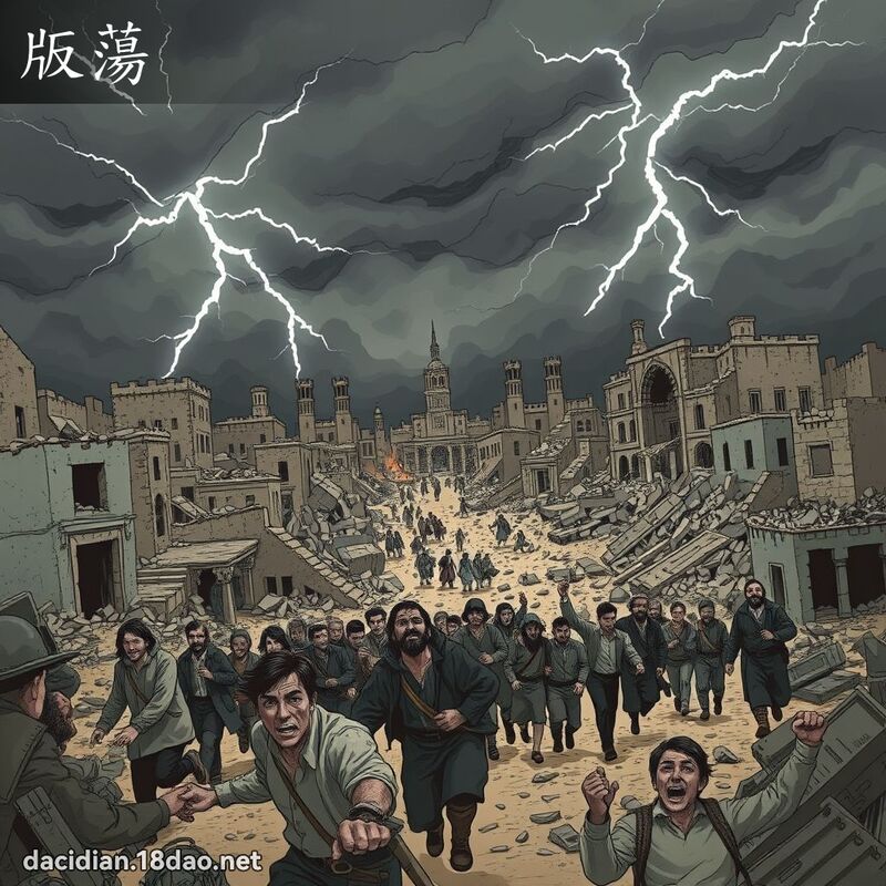 版蕩 - 國語大辭典配圖