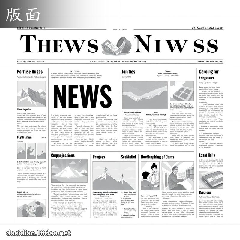版面 - 國語大辭典配圖