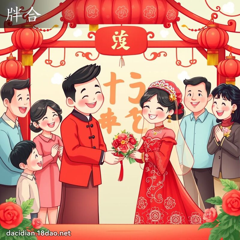 牉合 - 國語大辭典配圖
