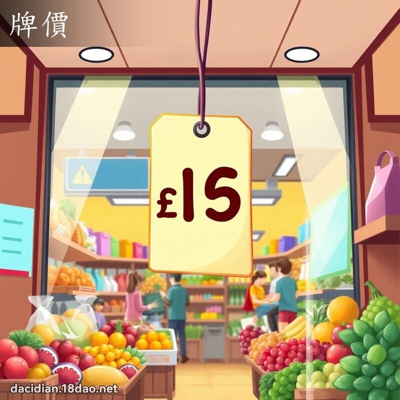 牌价 - 国语大辞典配图