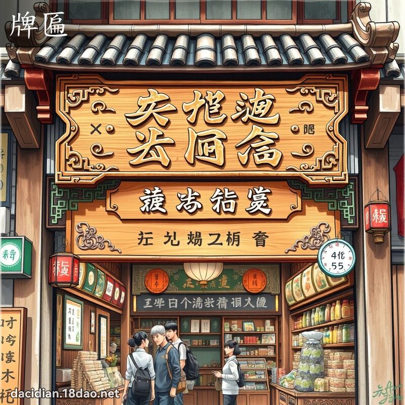 牌匾 - 国语大辞典配图