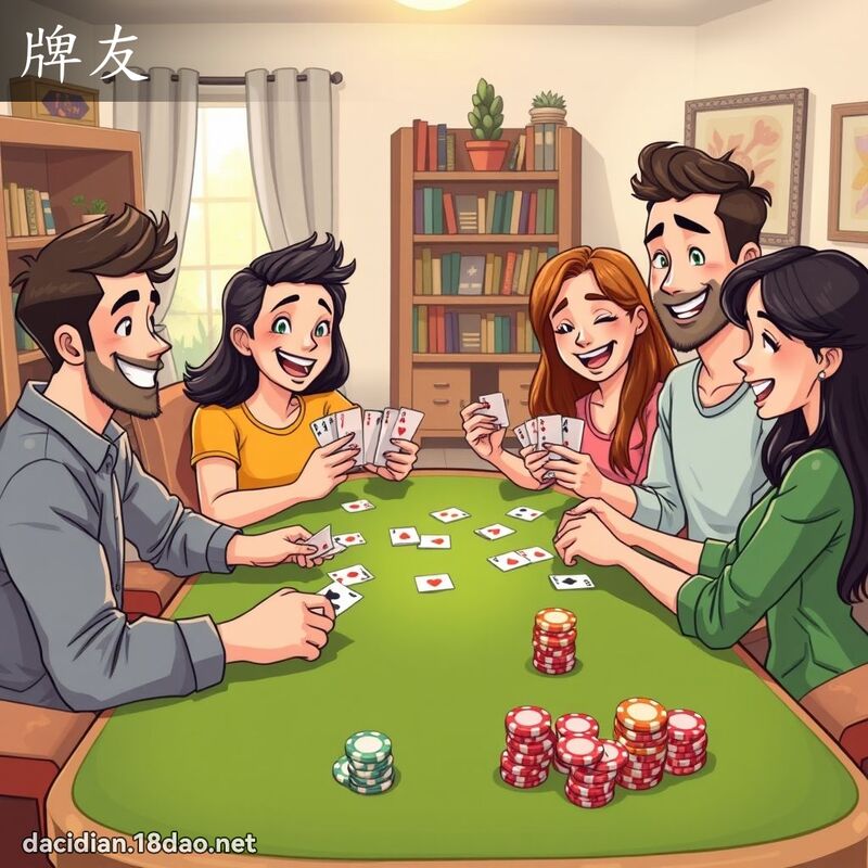 牌友 - 國語大辭典配圖