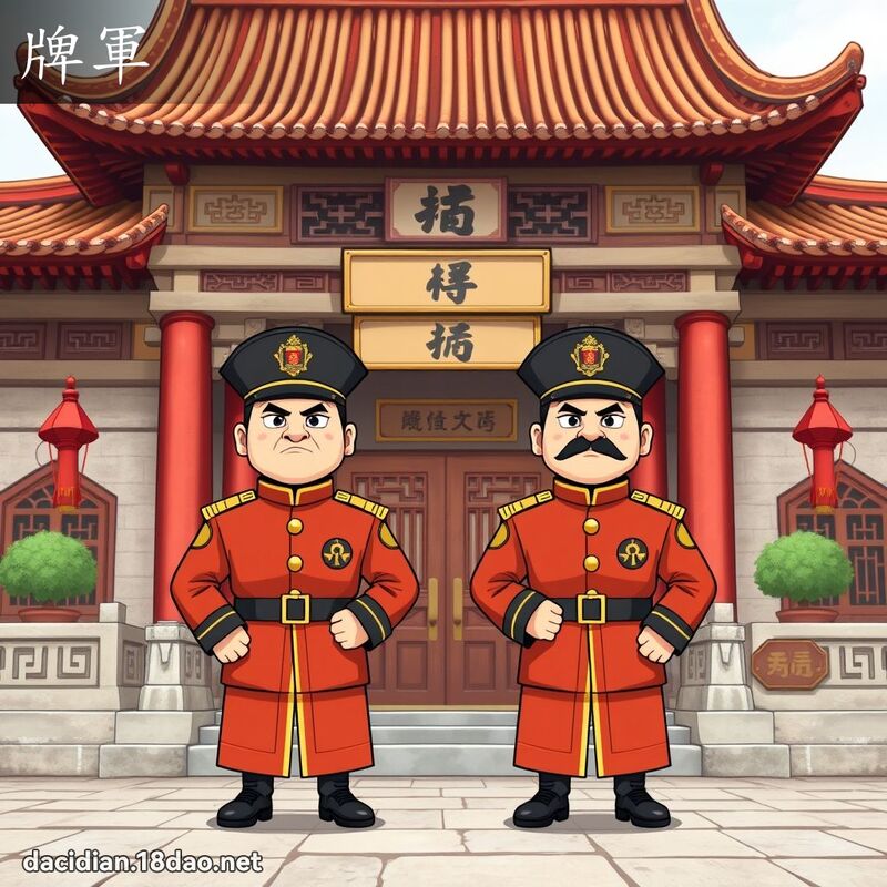牌军 - 国语大辞典配图