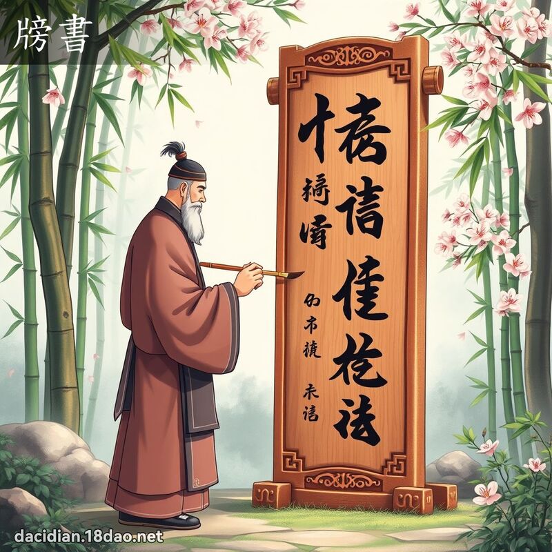 牓书 - 国语大辞典配图