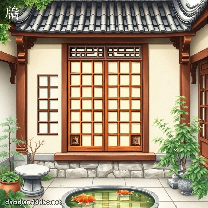 牖 - 国语大辞典配图
