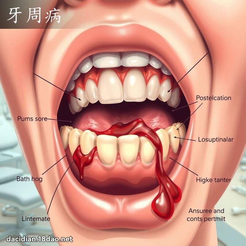牙周病 - 國語大辭典配圖