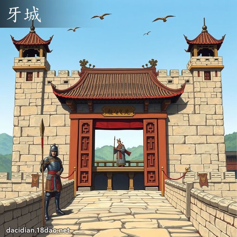 牙城 - 国语大辞典配图