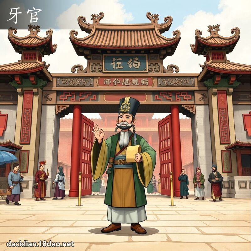 牙官 - 國語大辭典配圖