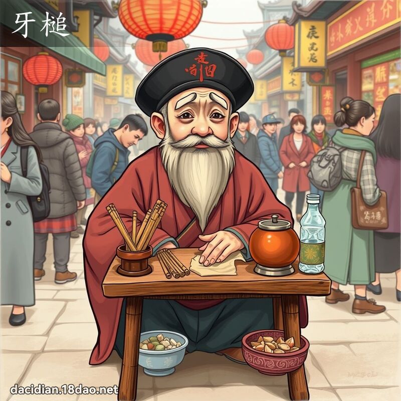 牙槌 - 國語大辭典配圖