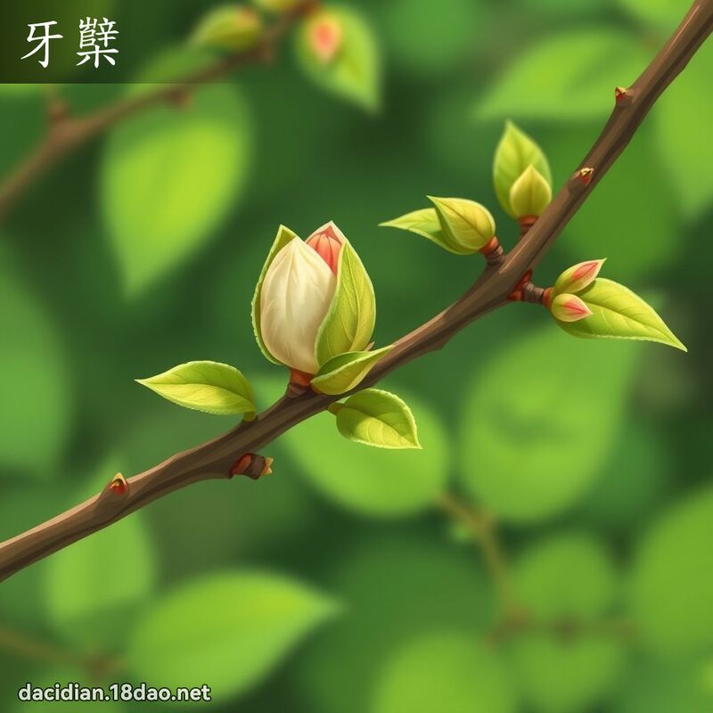 牙櫱 - 國語大辭典配圖