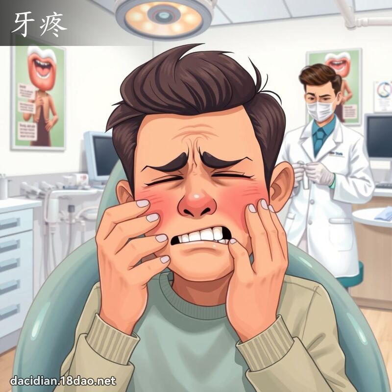 牙疼 - 国语大辞典配图