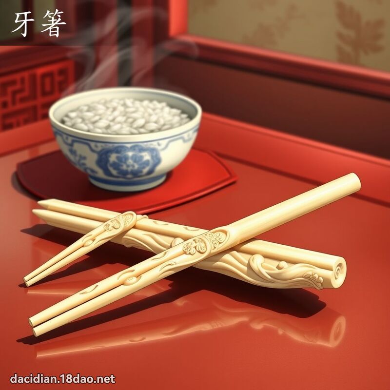 牙箸 - 國語大辭典配圖