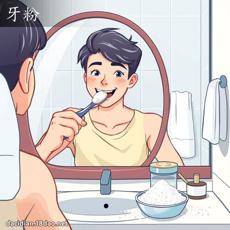 牙粉 - 國語大辭典配圖