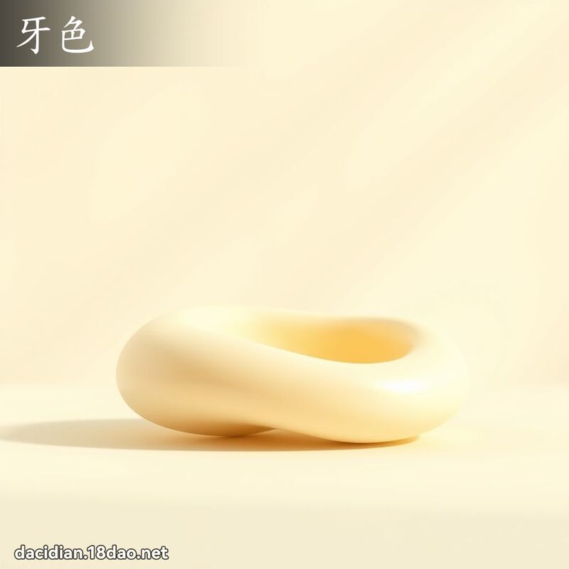 牙色 - 国语大辞典配图