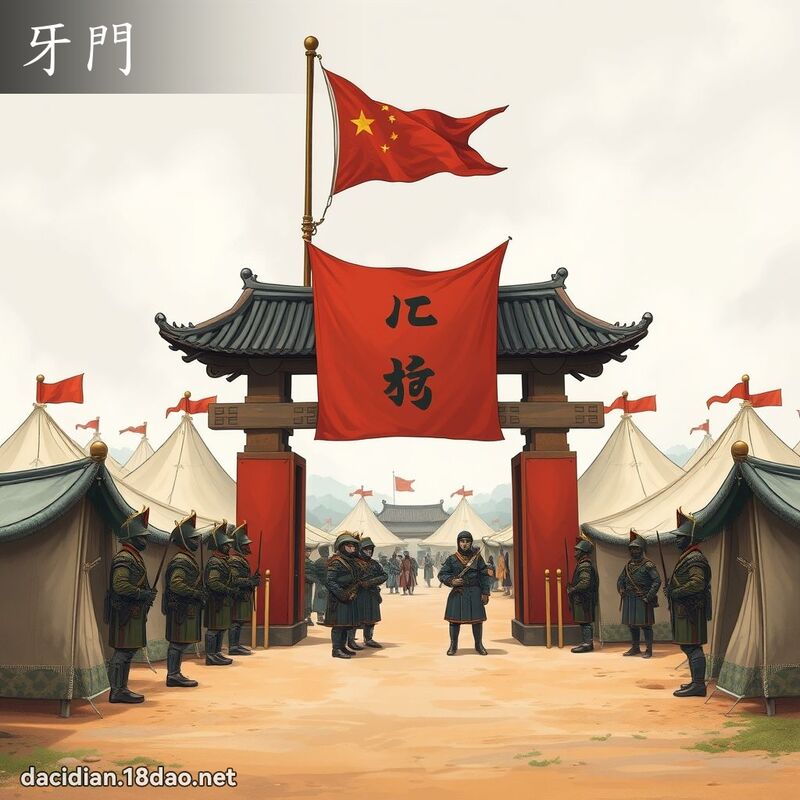 牙门 - 国语大辞典配图