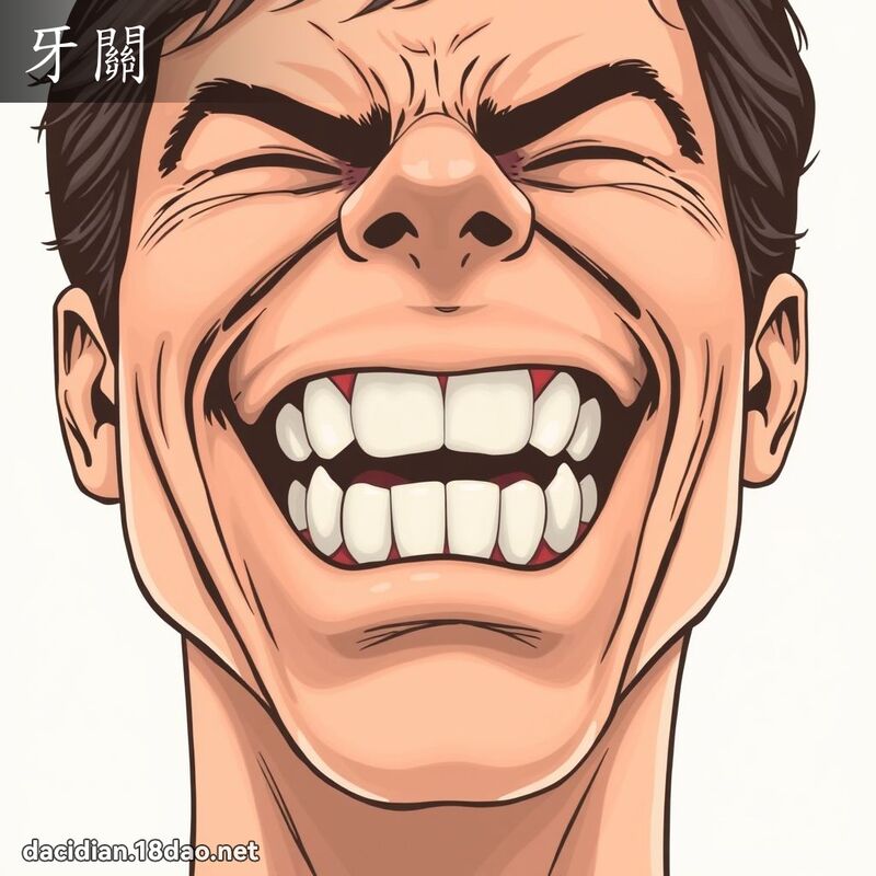 牙关 - 国语大辞典配图