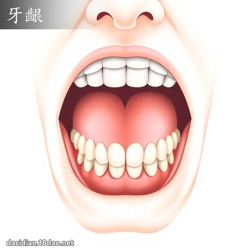 牙齦 - 國語大辭典配圖