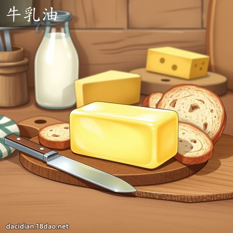 牛乳油 - 国语大辞典配图