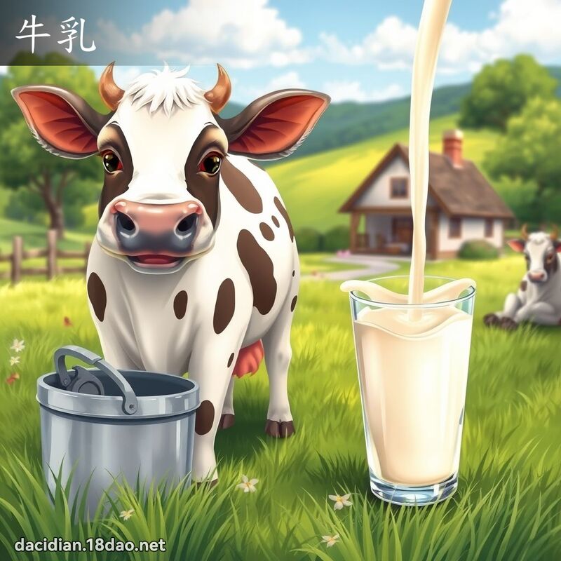 牛乳 - 國語大辭典配圖