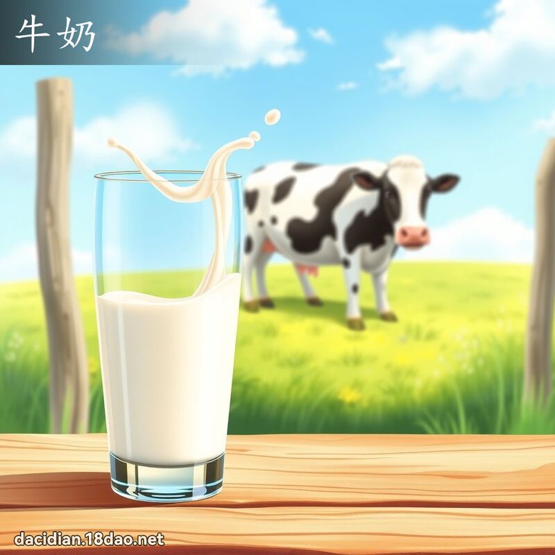 牛奶 - 國語大辭典配圖