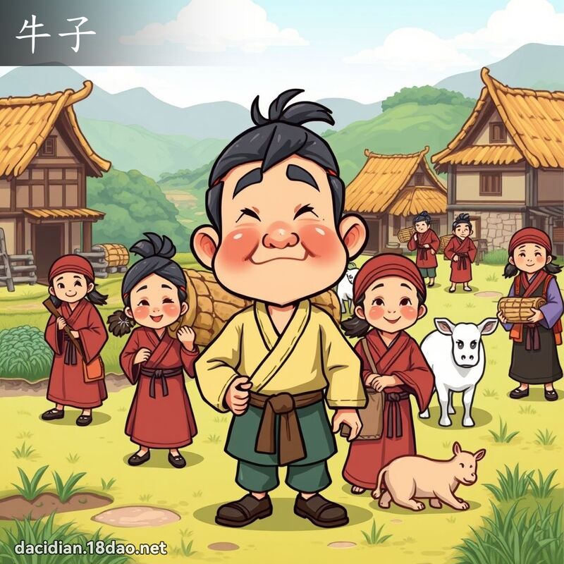 牛子 - 國語大辭典配圖