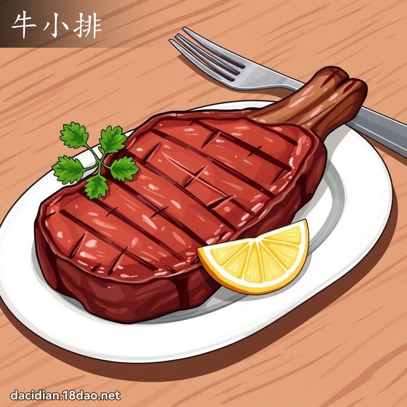 牛小排 - 国语大辞典配图