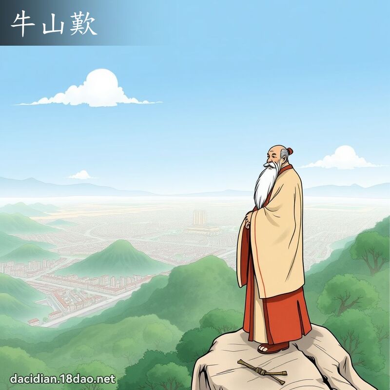 牛山歎 - 國語大辭典配圖