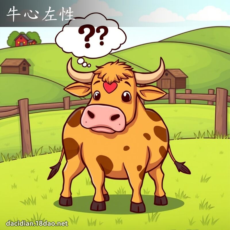 牛心左性 - 國語大辭典配圖